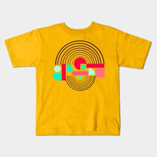 Geometric Modern abstract design Kids T-Shirt